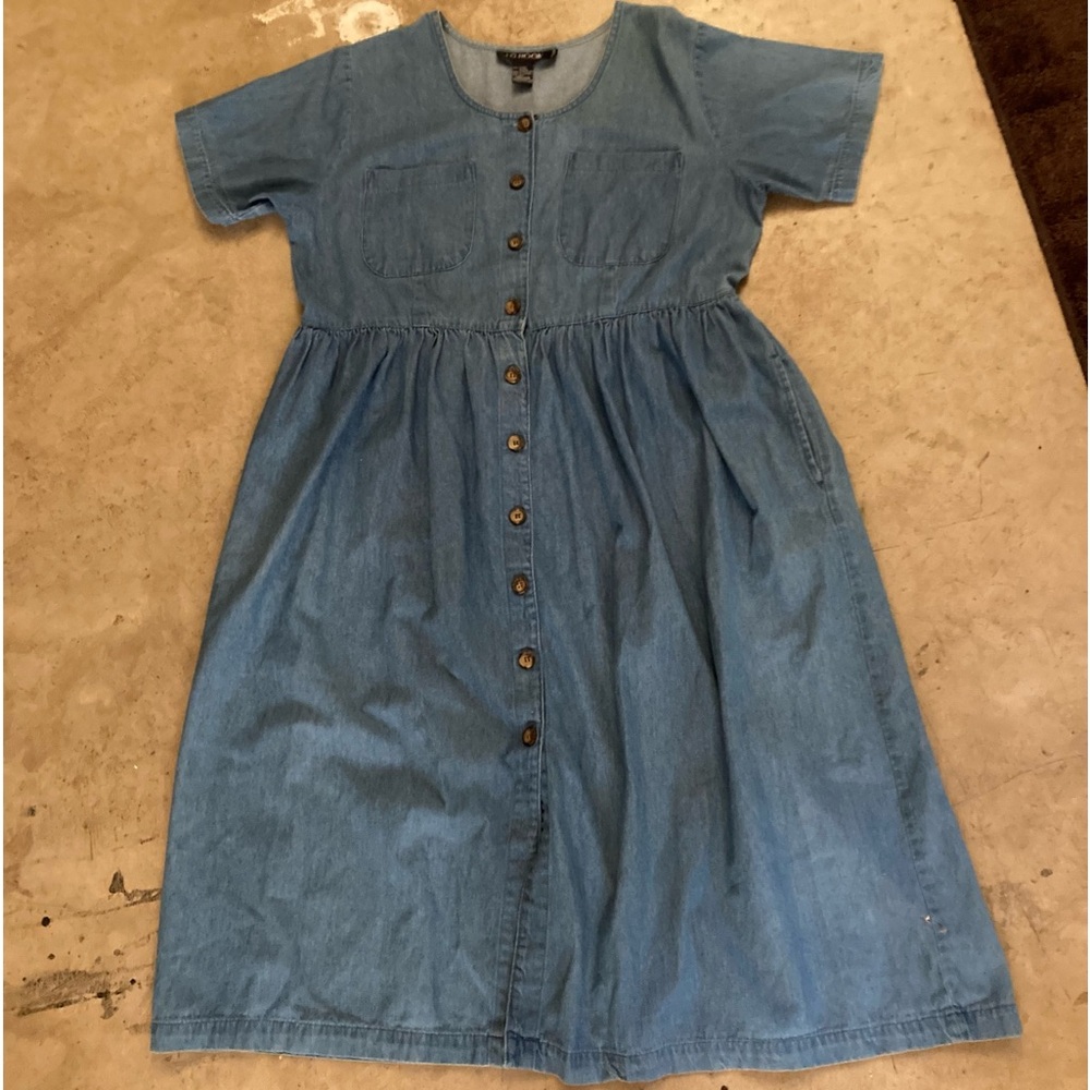 American Vintage denim chambray button from maxi dress